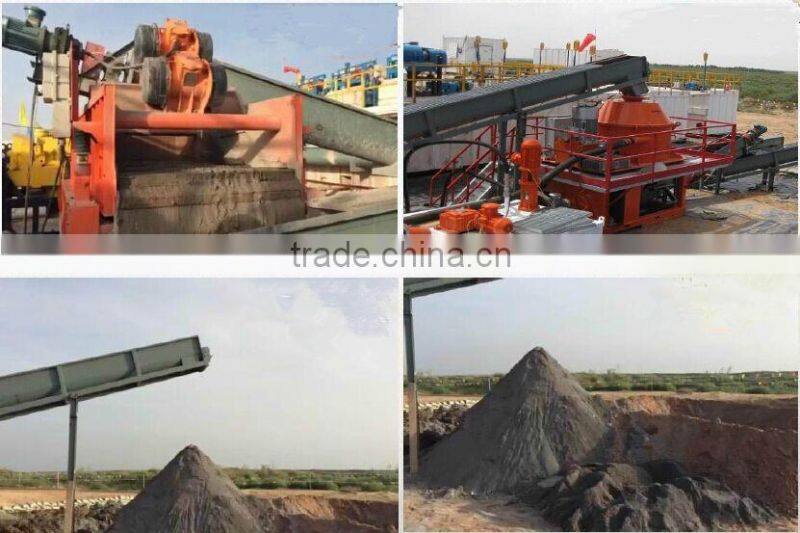 oil drilling mud waste management and mud drying system