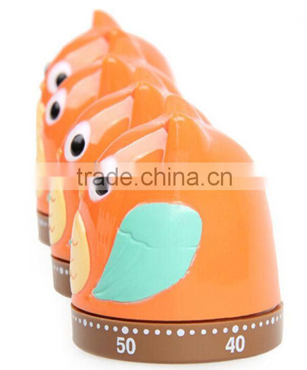 Owl design No battery Mechanical Kitchen Countdown Timer