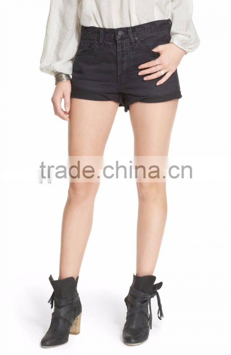 2016 China Wholesale European Fashion Denim Shorts Crafted From Supersoft Cotton Fabric Custom Denim Shorts