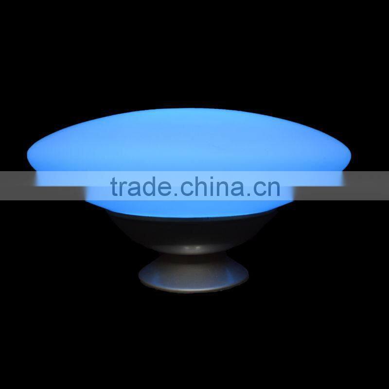 LED color changed glass table lamp