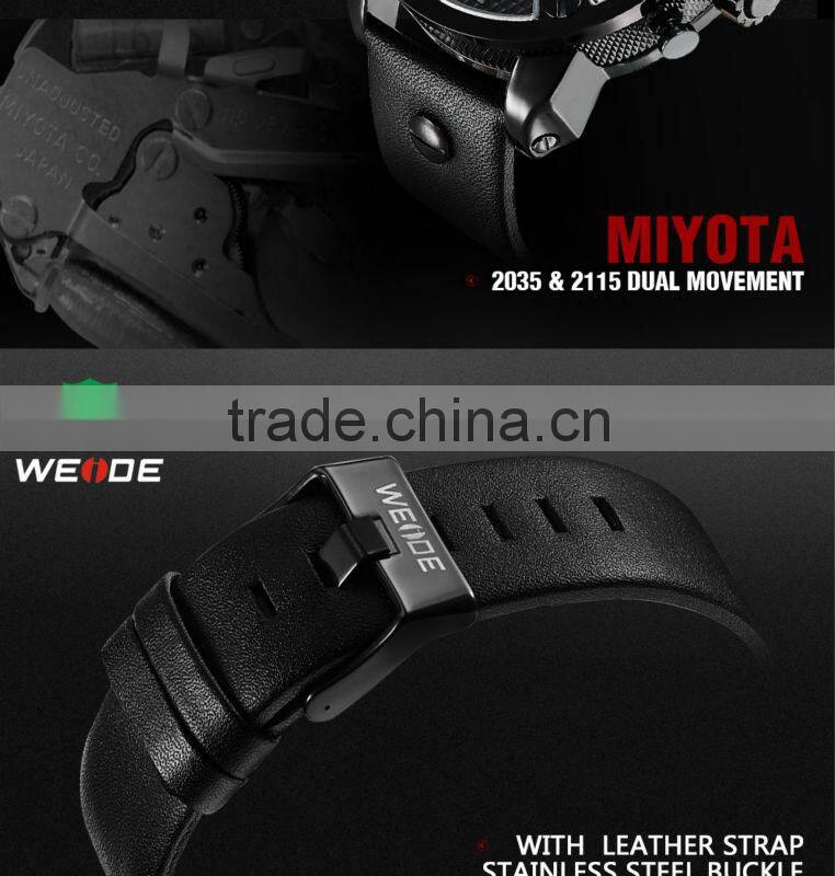 WEIDE WH3301 wholesale watch Relogio Sport 2014 factory china japan quartz watch Complete Calender super sale energy waterproof