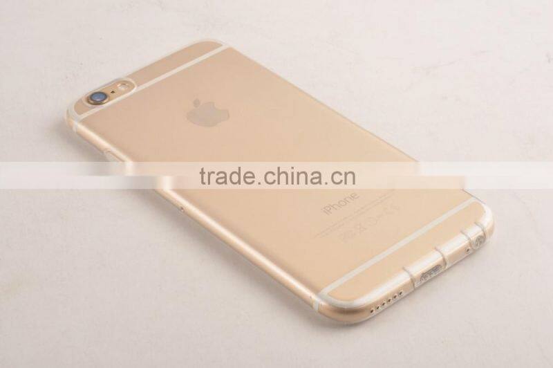 Factory Price Ultra Slim 0.3mm TPU Clear Transparent Case Back Cover For Apple iPhone 6/6s