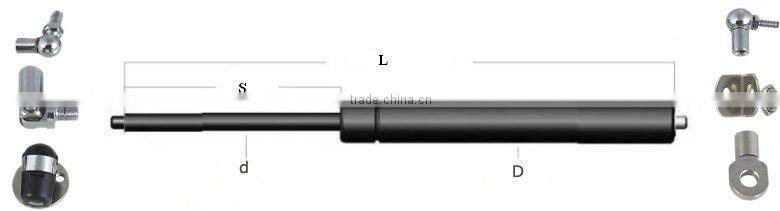 Manufacturer supplied nonstandard compression industrial gas spring