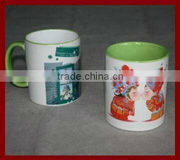 JT-7102 Stoneware Straight Sublimation Coated Mug for Heat Transfer Printing