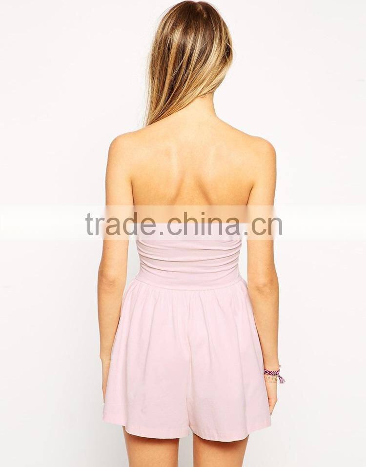 Fashion off shoulder sexy ladies jumpsuit 2014 made in China