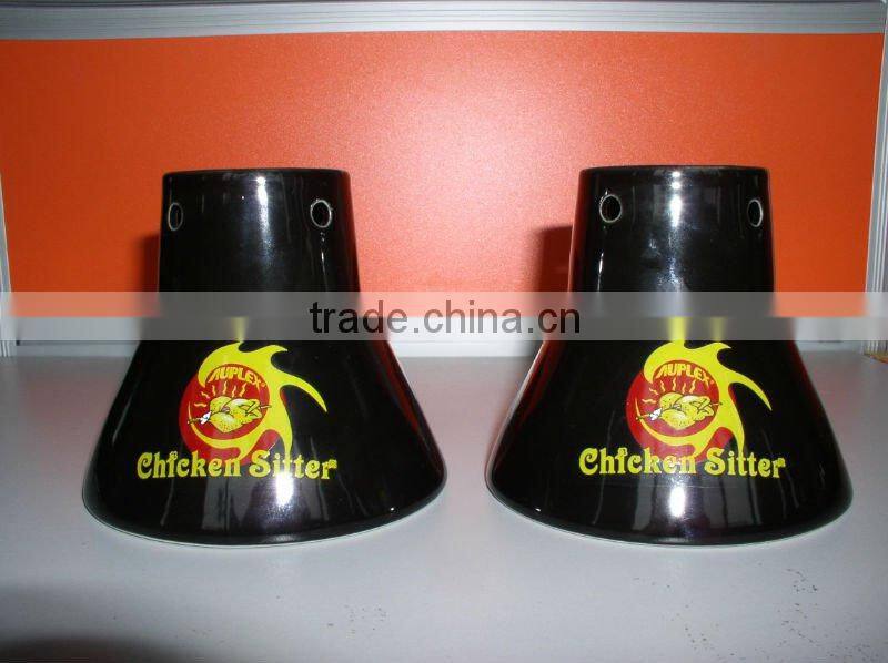 Ceramic Durable BBQ Roaster Manufacturer/Chicken Sitter