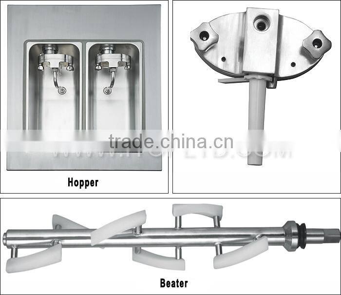 Soft ice cream maker machine