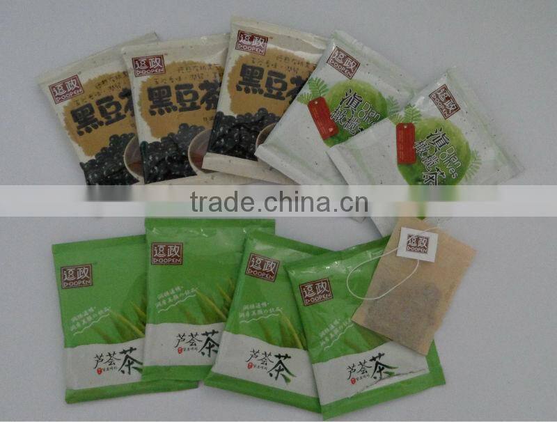 Shanghai Factory best selling Automatic Filter Tea Bag Packing Machine with Tag&Thread /Outer Envelope