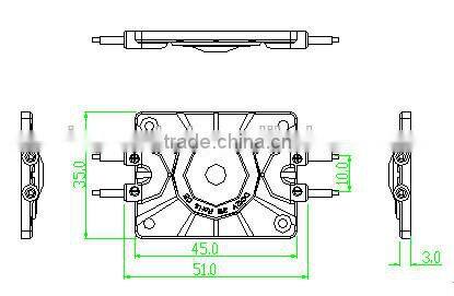 SMD 3535 3W led module High power led module with lens