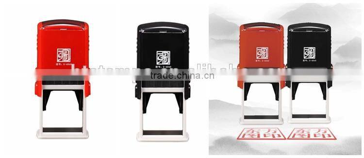 custom cheap price Plastic size:40X40mm facotry direct selling stamp