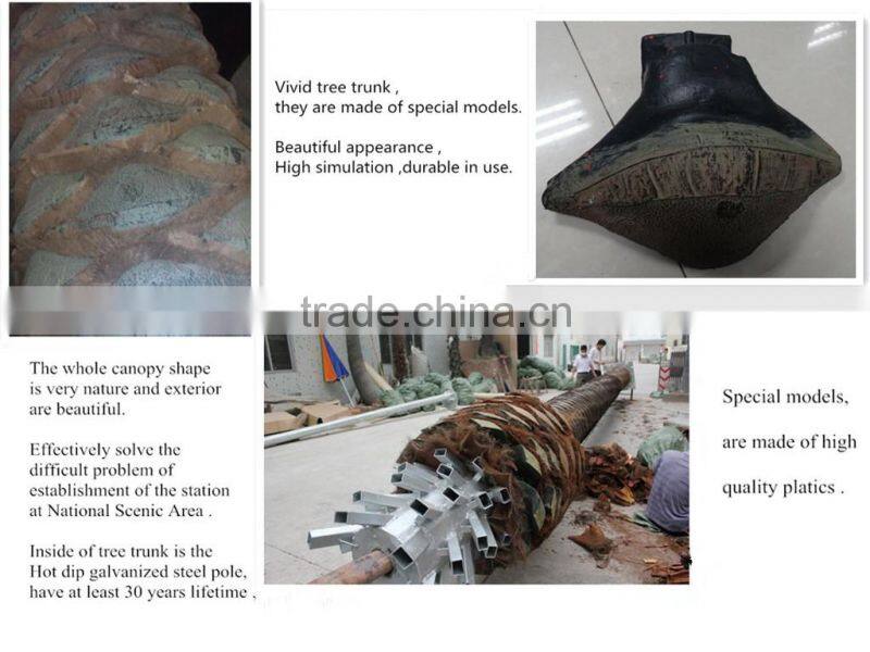 gsm telecom camouflaged palm tree tower for sale