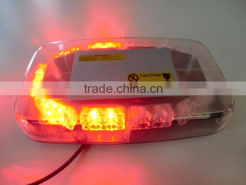 LED warning light bar, Auto MiNi LED light bar , LED emergency light bar(SR-MIB-117G), 0.75W per LED by 40 PCs LED. W Magnet