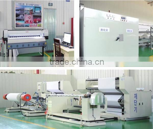 Matte Coating Water Proof Self Adhesive Grey PP Synthetic Paper For Dye Ink Pigment Ink Outdoor Advertising Inkjet Portrait