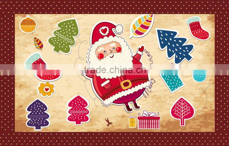 Christmas series custom anti slip shower mats