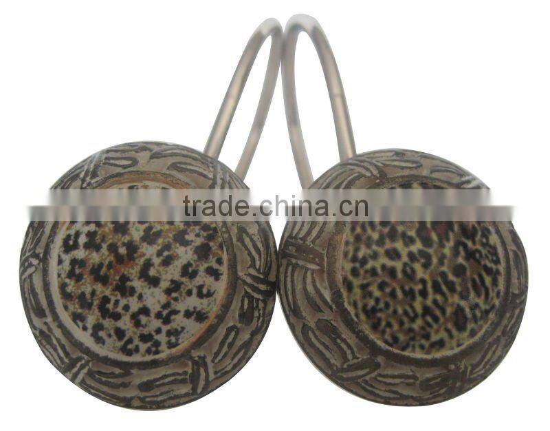 2012 resin shower curtain hooks