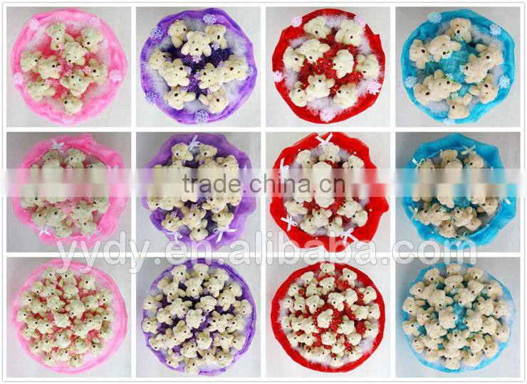 Lovely valentine bear flowers valentine day gift