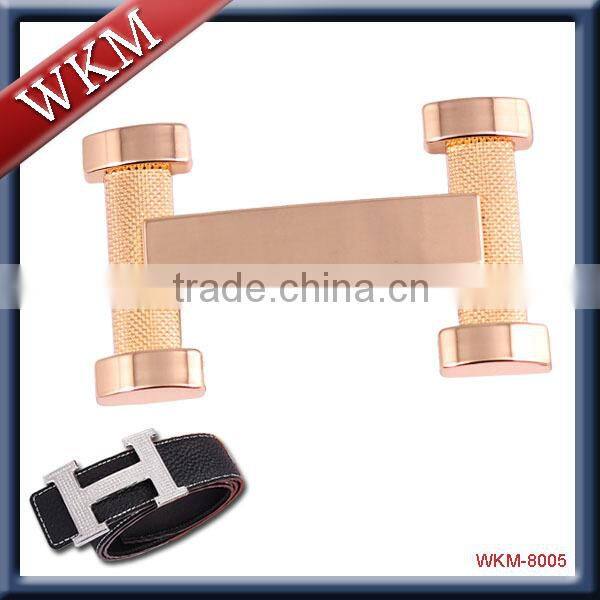 zinc alloy flat buckle belt