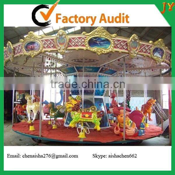 Competitive price new design attractive amusement park rides merry go round carousel for sale