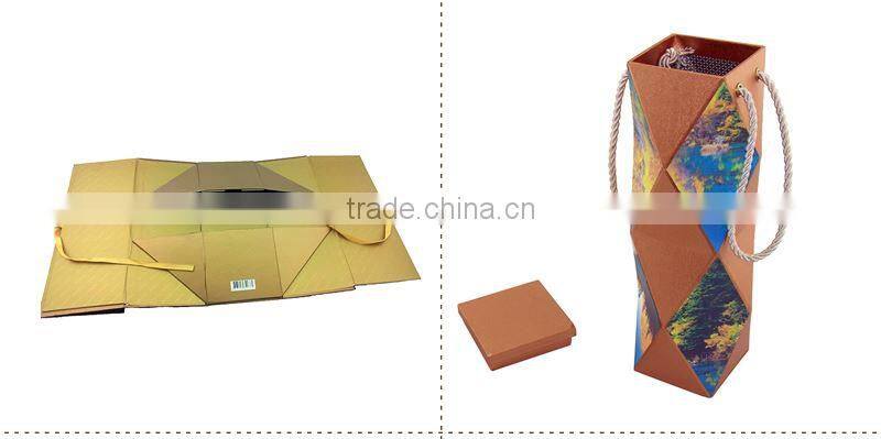 wine box with removable shelf