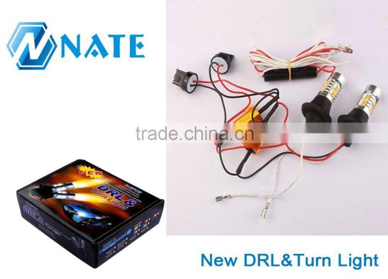 Led Light Bulb Auto Accessories Exclusive Design DRL Turn Light All In One High Power Led