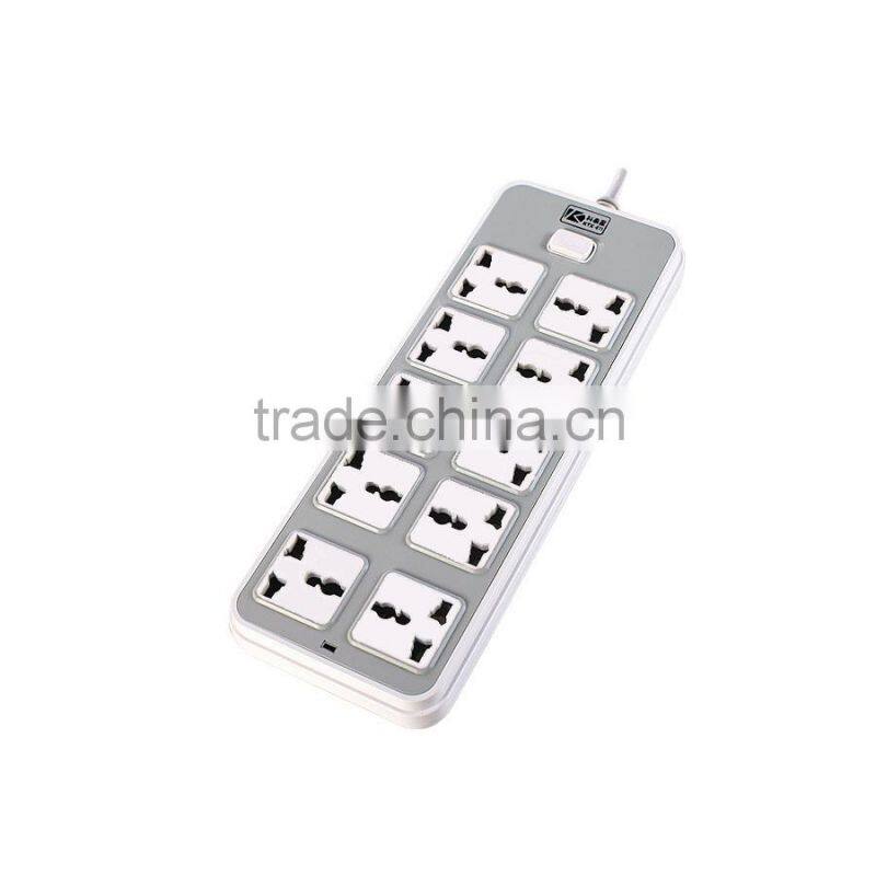 10 Way Secure Electrical Universal Power Extension Socket