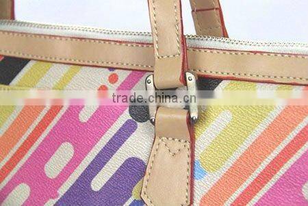 Fashion printed pu handbag,New design tote bag,Fashion accessories