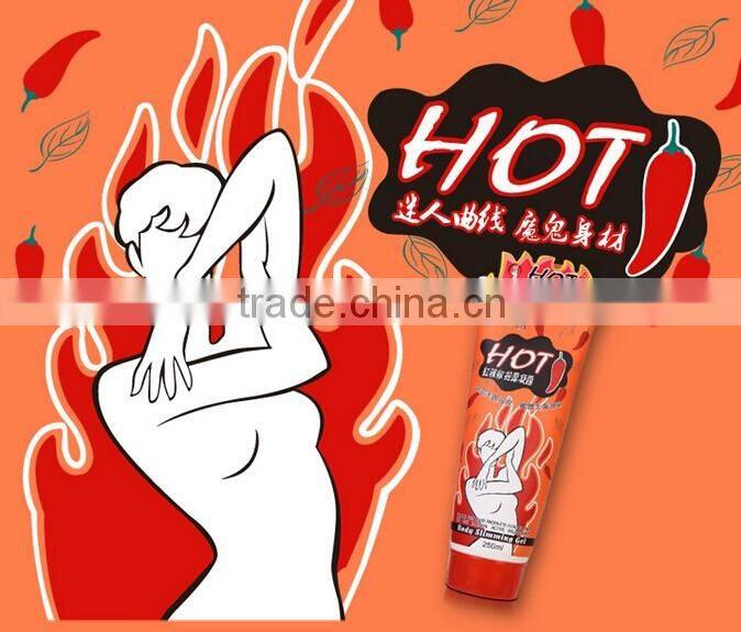 Hot sale 85ml Hot chilli & coffee weight loss body slimming cream