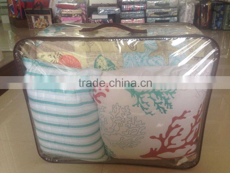 USA New quit cover set/ Bed In Bag/100% polyester microfiber super soft summer bedding set