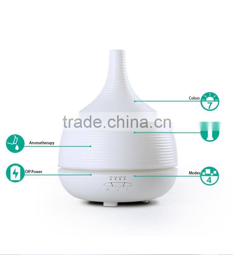 2016 New Color-Changing LED Ultrasonic Aromatherapy Diffuser,Large-sized ultrasonic diffuser with 1 year warranty GH2189D