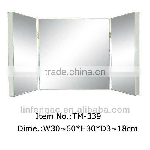 Fashion decorative 3 way mirror furniture shop