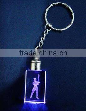 2016 Beautiful design 3d laser engraved human image with purple light