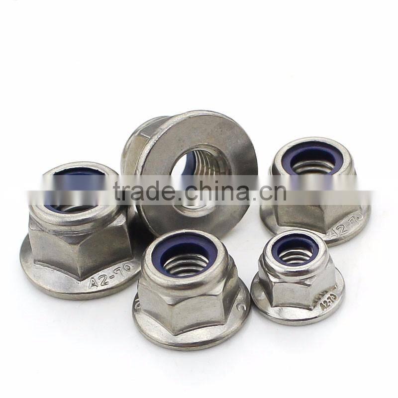 Quality assurance colored hex flange nuts