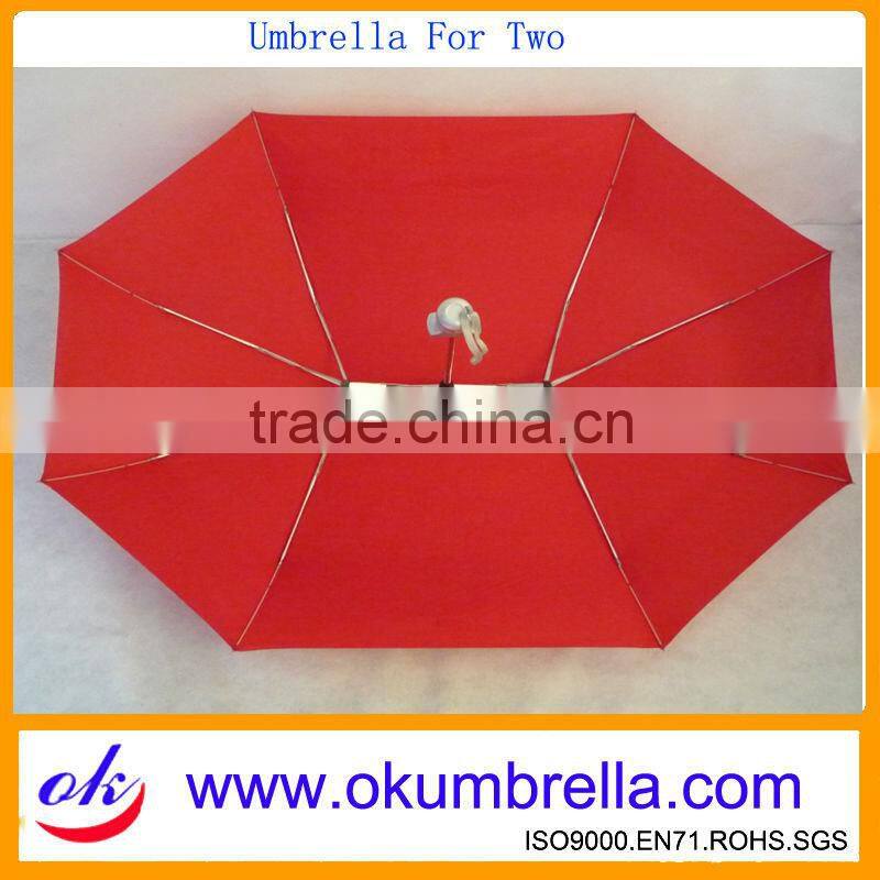 21 inches China High Quality Popula 3 Fold Lover Umbrella