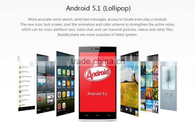New Arrival 100% Original MTK6580 Quad Core Android 5.1 5 Inch IPS 1GB 8GB 5MP Camera WIFI GPS Unlocked 3G Smartphone THL T6C