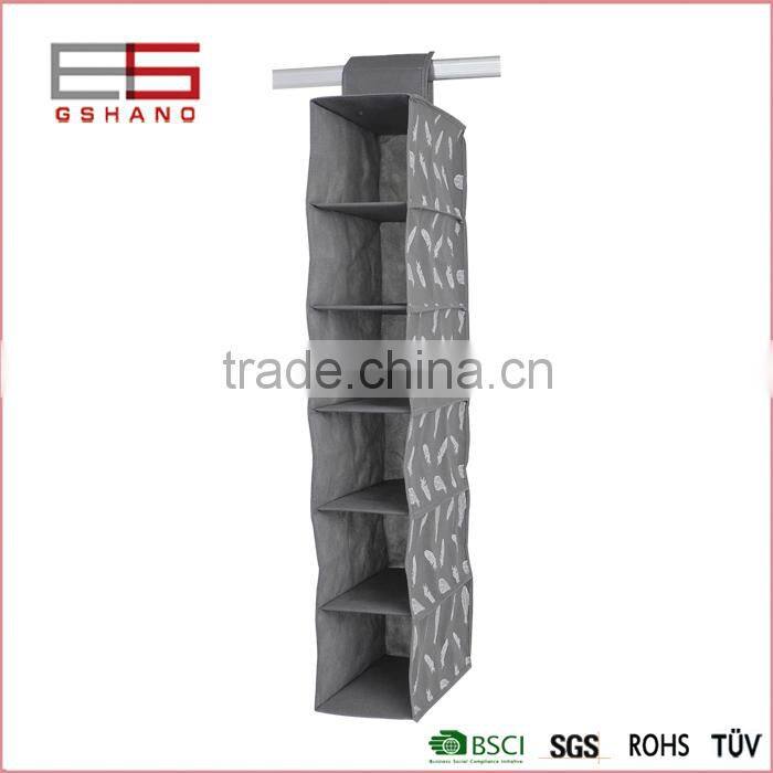New design Wardrobe Non-woven fabric hanging closet shoe clothes organizer