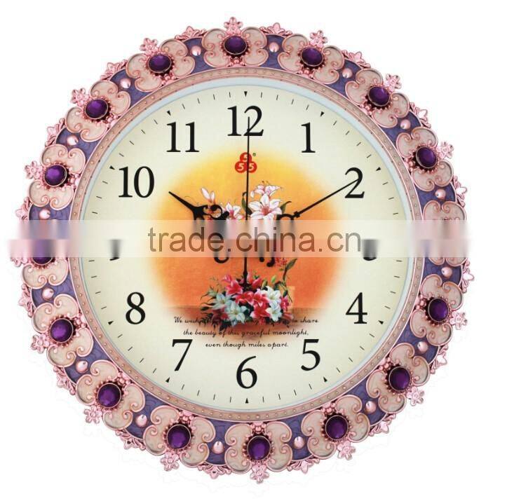 european style diamond wall clock