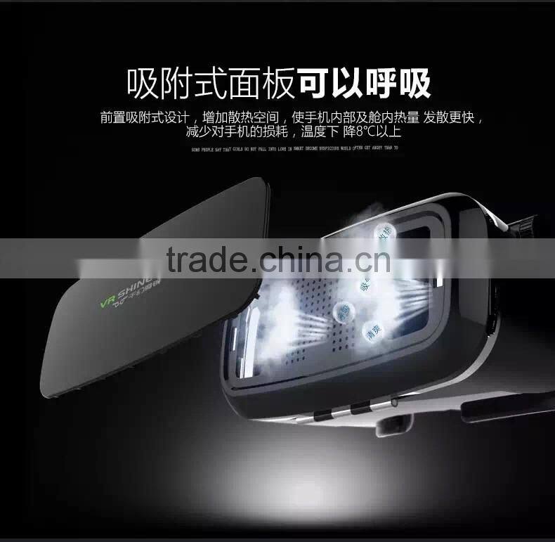 Hotest!!! Universal 3D Glass VR Box Virtual Reality Case For Mobile Phone 3.0-6.0 Inch, 3D VR Phone Shell