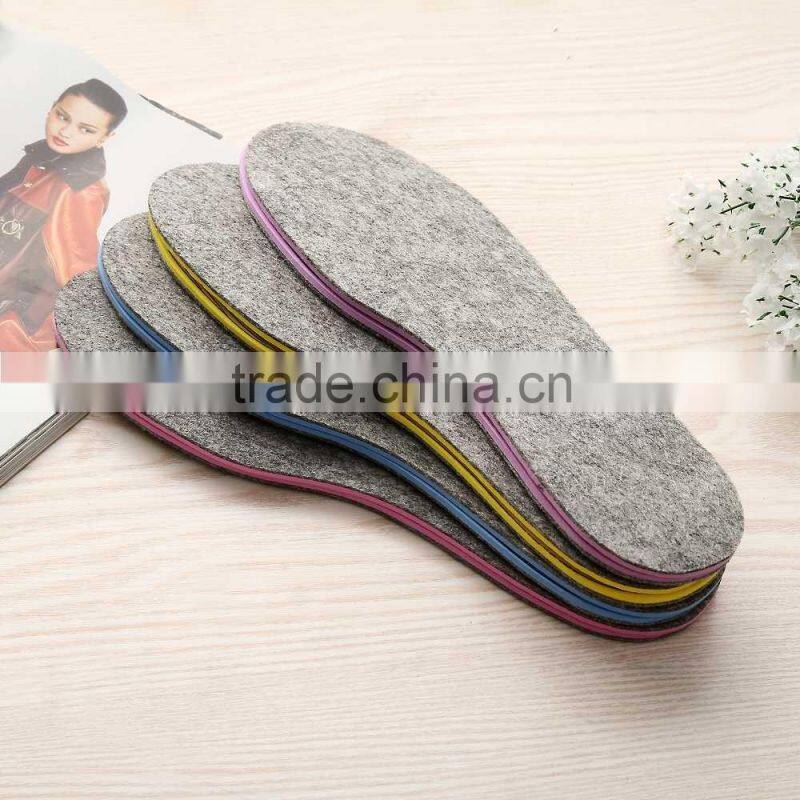 Heating feet wool comfortable warm insoles for shoes