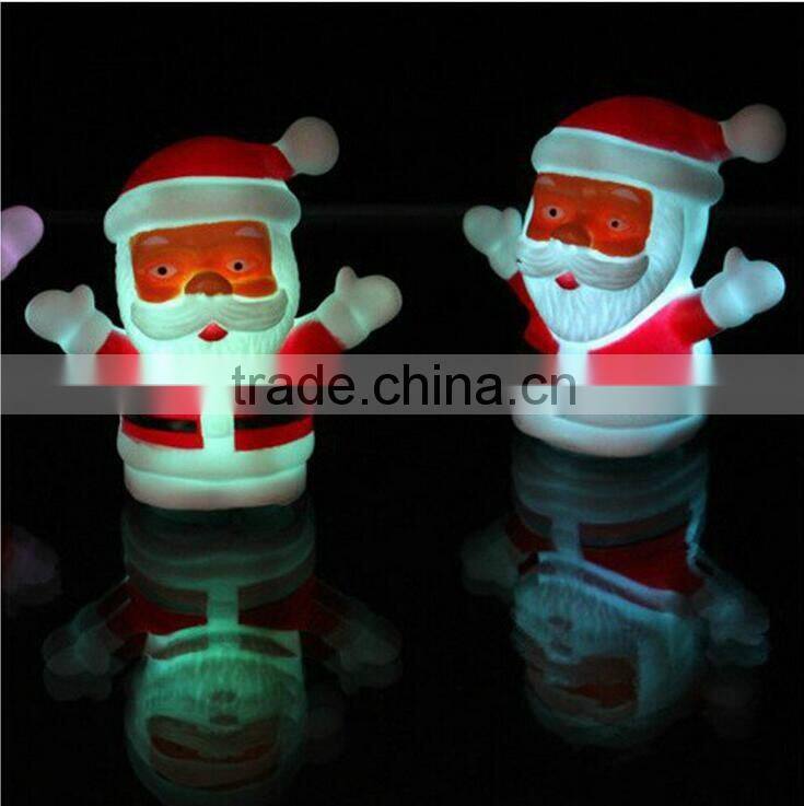 New Product Christmas decoration light up santa claus light toy led