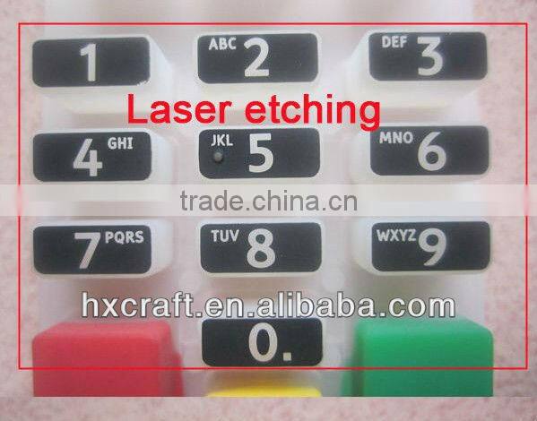 Custom Silicone Rubber switch keypad silicon keypad