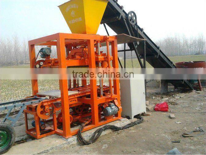 QTJ4-25 low cost ghana brick making machine for sale