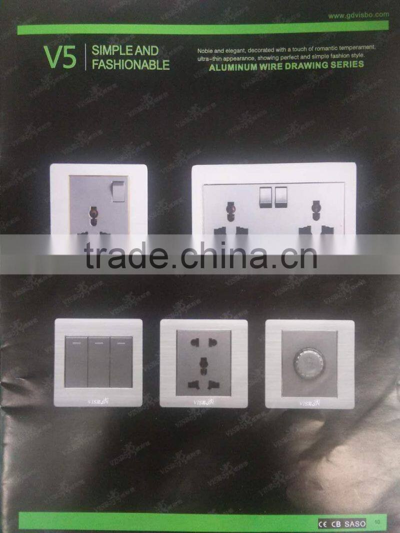 Hot Product PC Material Electric Satellite TV Wall Socket