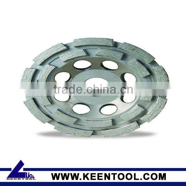 Double Row Cup Wheel (For concrete polishing) for stone and conorete