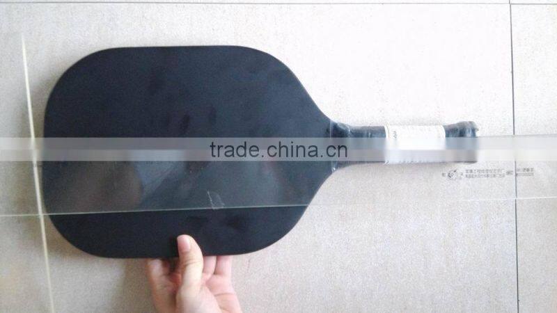square face 100% glassfibre+ wood paddleball racket