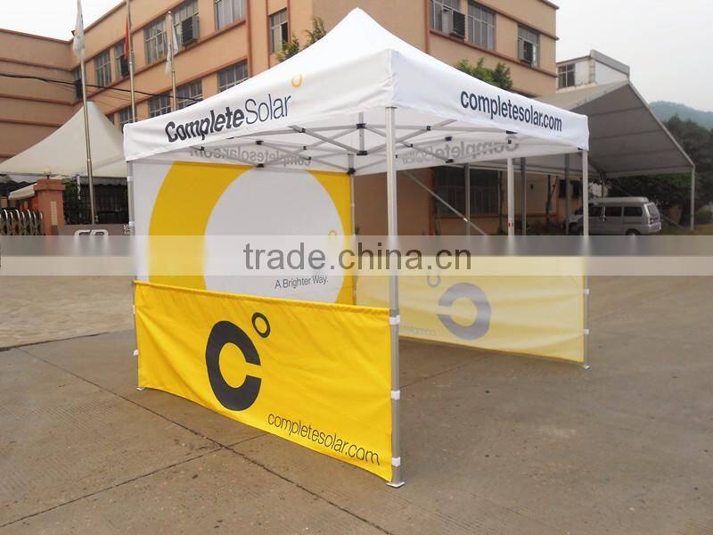 Guangzhou original manufacture heat transfer printing aluminum pop up tent