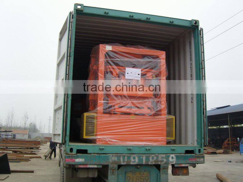 Popular QT4-24 semi-automatic vibration press brick making machine price