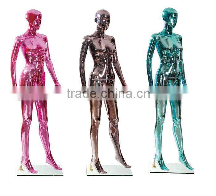 colourful chrome fashion and sexy plastic mannequin on sale