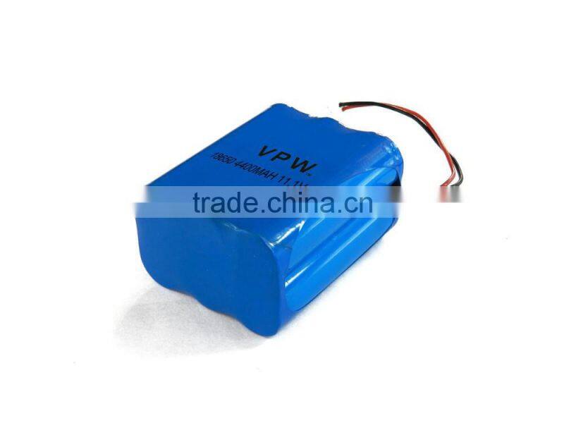 Hot selling 11.1v 4400mah 4.4ah germany mini cordless screwdriver li-ion battery