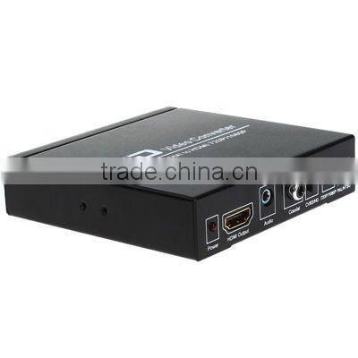 AV+HDMI to HDMI CONVERTER, Adopting DCDI processing and Scaler video processing technology.