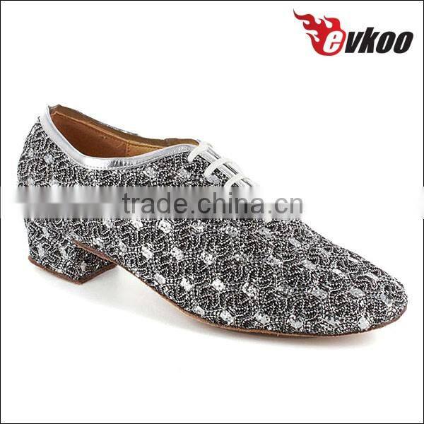Unique design shiny men dance shoes fashionable cheap indoor dance shoes